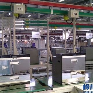 消（xiāo）毒櫃組裝（zhuāng）流水線