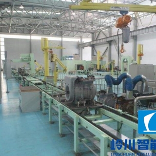 空壓機組裝流水線