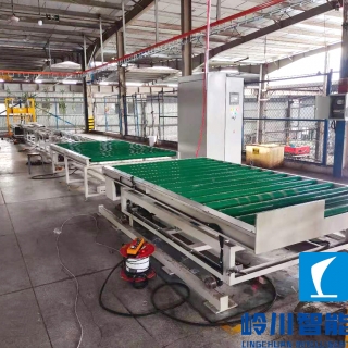 防（fáng）盜門絲網（wǎng）印（yìn）流水線