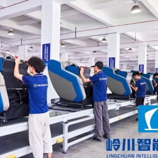 按（àn）摩椅裝配流水線